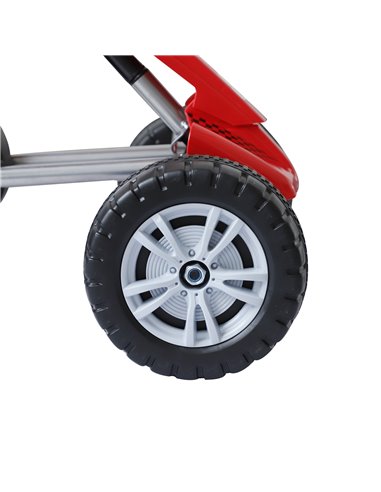 HOMCOM Kids Children Pedal Go Kart Ride On Car Toys Scooter Black & Red