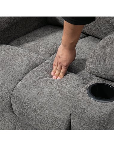 HOMCOM Electric Riser and Recliner Chair for Elderly, Power Lift Recliner Chair with Remote Control, Grey 713-152V70GY