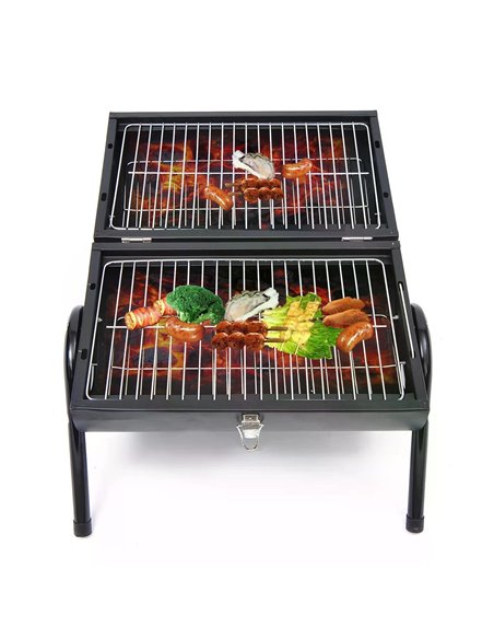 Outsunny Portable Folding Charcoal BBQ Grill, Black 01-0560 - pic 40989 | FastDaddyshop