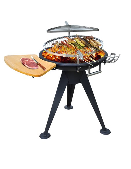 Outsunny Charcoal BBQ Outdoor Garden Adjustable Barbecue, Black 846-010 - pic 41034 | FastDaddyshop