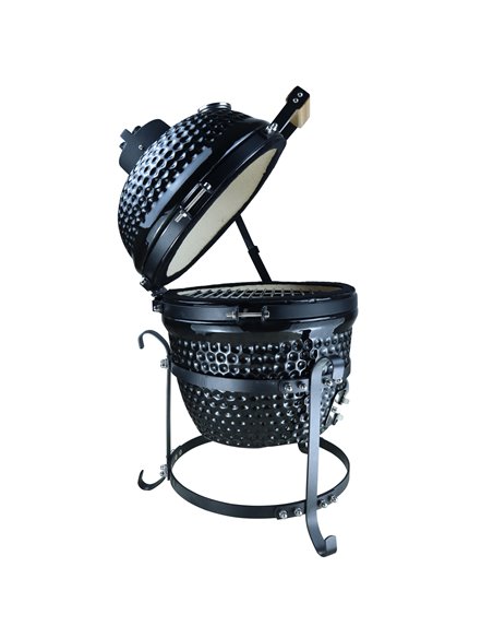 Outsunny Charcoal Grill Ceramic Kamado BBQ Grill Smoker Oven Japanese Egg Barbecue 846-050BK - pic 41096 | FastDaddyshop