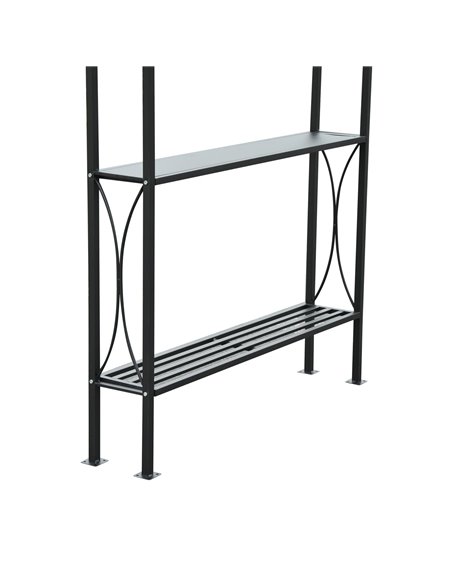 Outsunny BBQ Tent 250L× 150W × 255H cm-Black/Coffee  84C-008 - pic 41481 | FastDaddyshop