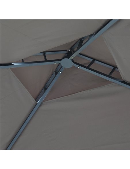 Outsunny BBQ Tent 250L× 150W × 255H cm-Black/Coffee  84C-008 - pic 41482 | FastDaddyshop