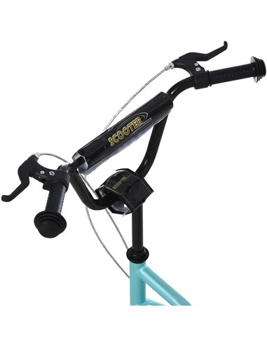 HOMCOM Kids Steel Height Adjustable Kick Scooter Blue/Black