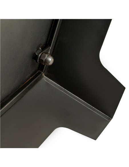 Outsunny Outdoor Fire Pit, Metal Square Firepit Bowl with Spark Screen, Poker for Patio, BBQ, Camping, 61 x 61 x 52cm, Black 842 - pic 41663 | FastDaddyshop