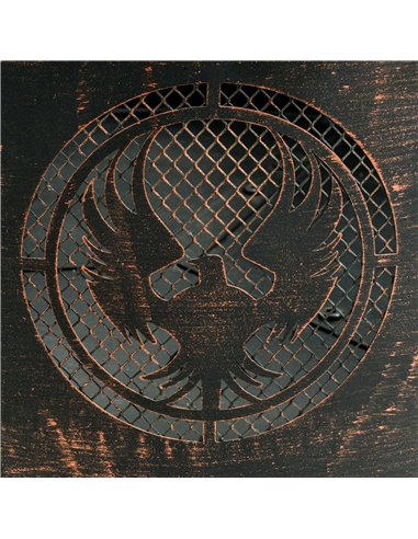 Outsunny Outdoor Fire Pit Patio Heater Charcoal Log Wood Burner with Screen Cover, Fire Bowl with Poker for Backyard, Bronze Ton