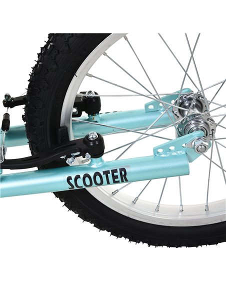 HOMCOM Kids Steel Frame Adjustable Kick Scooter Blue - pic 4178 | FastDaddyshop
