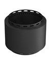Outsunny Smokeless Fire Pit, 48.5cm Portable Wood Burning Firepit, Black 842-337V00BK