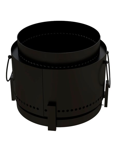 Outsunny Smokeless Fire Pit, 37cm Portable Wood Burning Firepit, Black 842-326V00BK - pic 41835 | FastDaddyshop