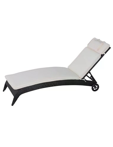 Outsunny Garden Sun Lounger Chair Cushion Reclining Relaxer Indoor Outdoor 84B-304V01CW