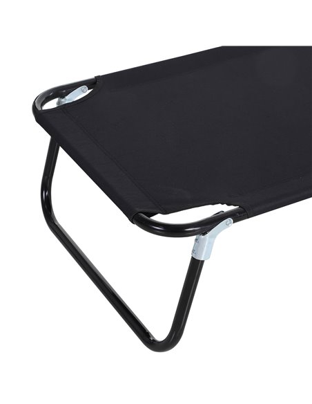 Outsunny 2 Pieces Foldable Sun Lounger Set With 5-Position Adjustable Backrest, Portable Relaxer Recliner with Lightweight Frame - pic 42212 | FastDaddyshop