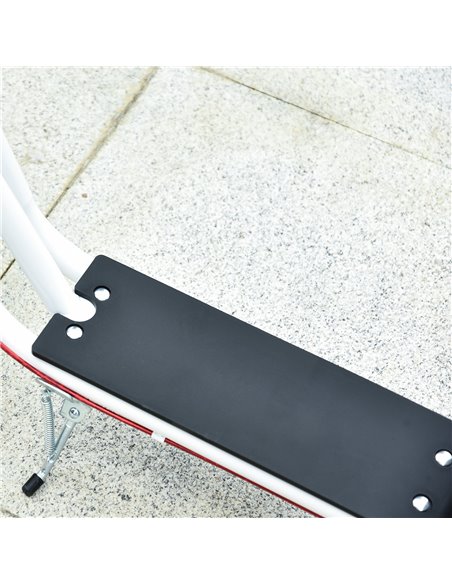 HOMCOM Teen Kids Stunt Scooter Children Kick Scooter Adjustable Handlebar 2 Brakes Ride On 16 Inch Rubber Tyres White - pic 4244 | FastDaddyshop