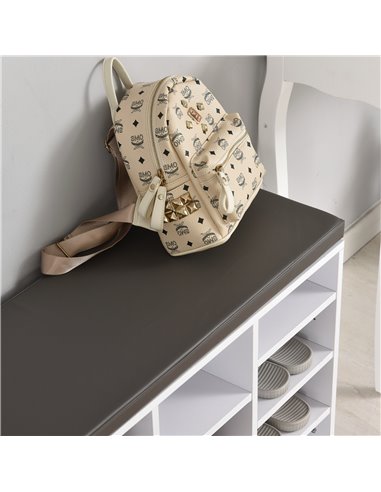 HOMCOM Multi-Storage Shoe Rack w/ 14 Compartments Cushion Moving Shelves Solid Frame Foot Pads Home Office Tidy Organisation Boo