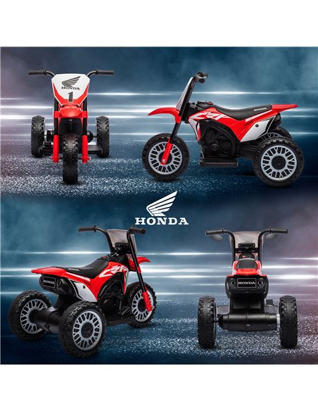 HOMCOM 6V Kids Motorbike, 3 Wheels Kids Electric Bike with Horn, Startup Sound for Ages 18-36 Months - Red 370-298V70RD - pic 42679 | FastDaddyshop