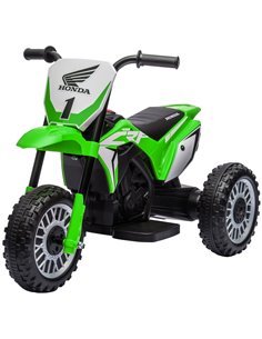 HOMCOM 6V Kids Motorbike, 3 Wheels Kids Electric Bike, Green 370-298V70GN