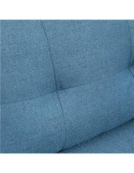 HOMCOM 2 Seater Sofas for Living Room, Fabric Couch, Button Tufted Love Seat with Cushions, Dark Blue 839-622V70DB - pic 42779 | FastDaddyshop