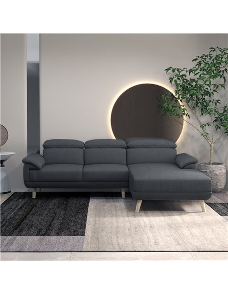 HOMCOM Corner Fabric L Shaped Sofa, Dark Grey 839-446V01CG - pic 42781 | FastDaddyshop