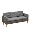 HOMCOM Modern 3-Seater Sofa with Hidden Storage, Grey 839-033V71GY
