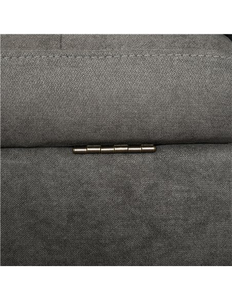 HOMCOM Modern 3-Seater Sofa Button-Tufted Fabric Couch with Hidden Storage Rubberwood Legs for Living Room, Grey 839-033V71GY - pic 42823 | FastDaddyshop