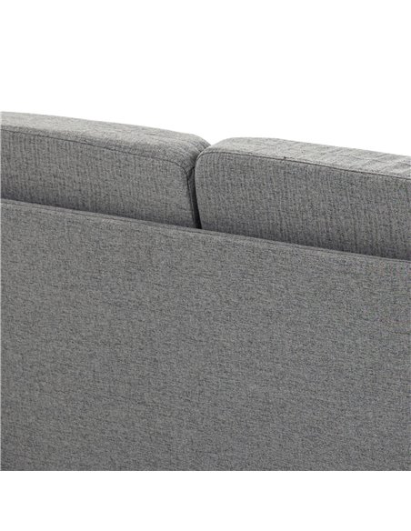 HOMCOM Compact Loveseat Sofa, Modern 2 Seater Sofa for Living Room with Wood Legs and Armrests, Grey 833-653V71GY - pic 42869 | FastDaddyshop
