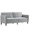 HOMCOM Modern Convertible Sofa Futon, Light Grey 839-076V73LG