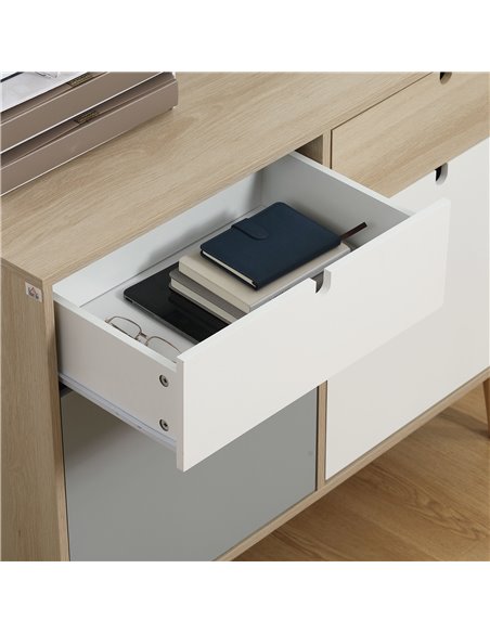 HOMCOM Sideboard Storage Cabinet Kitchen Cupboard with Drawers for Bedroom, Living Room, Entryway 838-088 - pic 43039 | FastDaddyshop