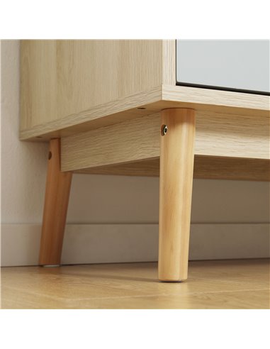 HOMCOM Sideboard Storage Cabinet Kitchen Cupboard with Drawers for Bedroom, Living Room, Entryway 838-088