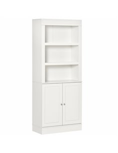 HOMCOM Kitchen Cupboard with 6-tier Shelving, White 835-492WT