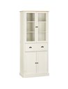 HOMCOM Freestanding Kitchen Cupboard, 5-tier Storage Cabinet, Cream White 835-602WT