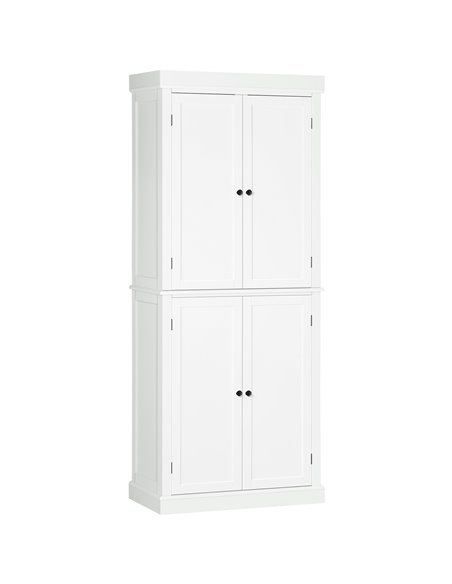 HOMCOM Kitchen Cupboard with 4 Doors, Storage Cabinet, White 835-118V01WT - pic 43221 | FastDaddyshop