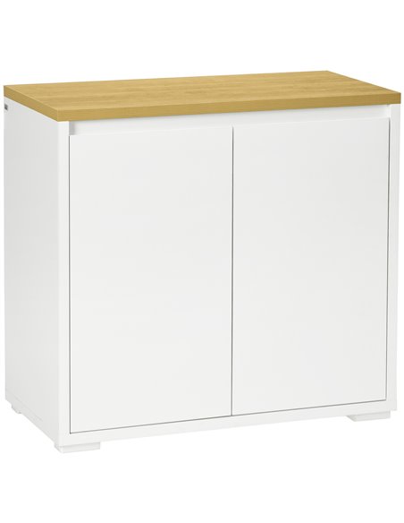HOMCOM Sideboard Cabinet, Kitchen Storage Cabinet, White 838-373V00WT - pic 43473 | FastDaddyshop