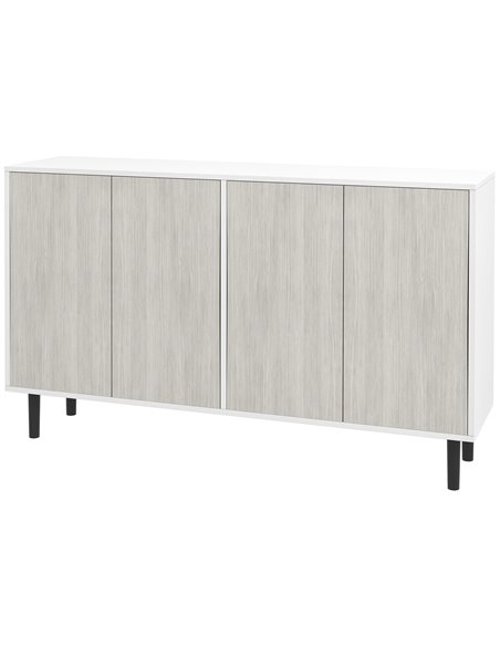 HOMCOM Kitchen Sideboard Storage Cabinet, White & Grey 83A-061V80GY - pic 43509 | FastDaddyshop