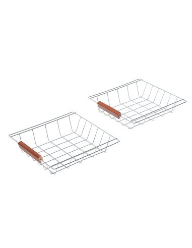 Homcom Wooden Kitchen Trolley Cart Drawers, 3 Shelves 05-0020