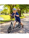 HOMCOM Teen Push Scooter Kids Children Stunt Scooter Bike Bicycle Ride On 12" EVA Tyres, Black