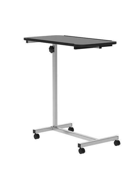 HOMCOM Portable Overbed Table, Laptop Desk, Black 831-110BK - pic 43789 | FastDaddyshop