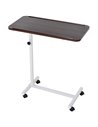 HOMCOM Portable Overbed Table, Laptop Desk, Brown 831-110