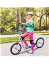 HOMCOM Youth Scooter Adult Teen Push Scooter Kids Children Stunt Scooter Bike Bicycle Ride On 16" Pneumatic Tyres , Pink