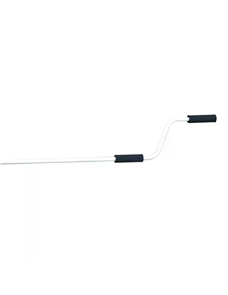 Outsunny Garden Patio Manual Retractable Awning Canopy Sun Shade Shelter, 3m x 2.5m-Blue/White 100110-007BW - pic 44184 | FastDaddyshop