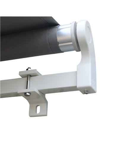 Outsunny Garden Patio Manual Awning Canopy Sun Shade Shelter Retractable 4m x 3m-Grey 100110-009GY