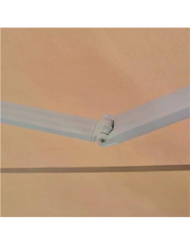 Outsunny 3.5Lx2.5M Retractable Awning-Cream White 840-146