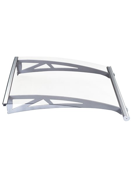Outsunny Door Awning Canopy Window Rain Shelter Cover Front Back Porch Window Shade Aluminium Bracket 120cm x 90cm B70-031 - pic 44300 | FastDaddyshop