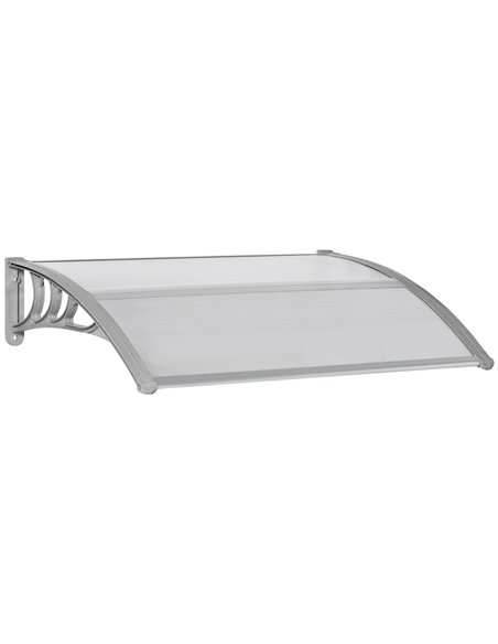 Outsunny 100 x 80cm Outdoor Window Rain Shelter Cover, Clear B70-051V01 - pic 44491 | FastDaddyshop