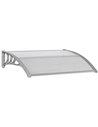 Outsunny 100 x 80cm Outdoor Window Rain Shelter Cover, Clear B70-051V01