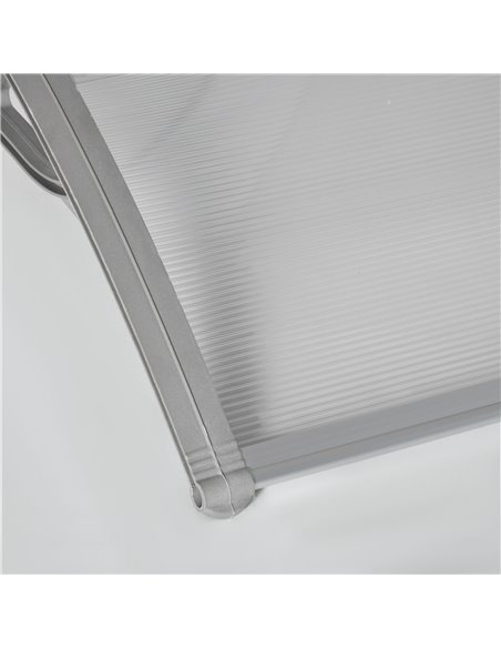 Outsunny Door Canopy Awning Outdoor Window Rain Shelter Cover for Front/Back Door Porch Clear 100 x 80cm B70-051V01 - pic 44499 | FastDaddyshop