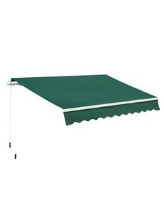 Outsunny 3 x 2m Garden Patio Awning Canopy Shelter, Green 840-149V01GN