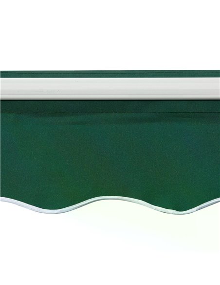 Outsunny Awnings for Patio Awning Canopy Shelter Garden Sun Shade UV Blocker Light Weight Aluminium Frame w/ Hand Crank 3 x 2m G - pic 44507 | FastDaddyshop