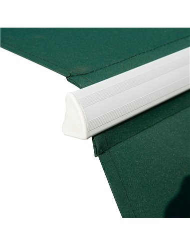 Outsunny Awnings for Patio Awning Canopy Shelter Garden Sun Shade UV Blocker Light Weight Aluminium Frame w/ Hand Crank 3 x 2m G