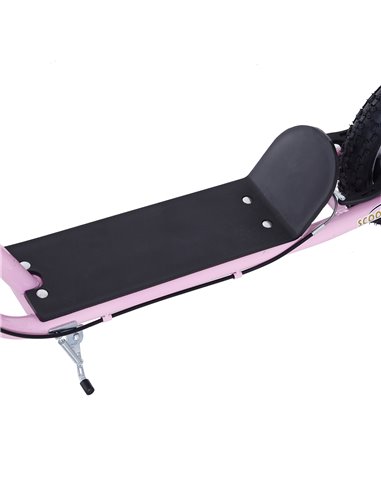 HOMCOM Teen Scooter Push Kick Scooters for Kids with Rubber Wheels Adjustable Handlebar Front Rear Dual Brakes Kickstand, for 5+