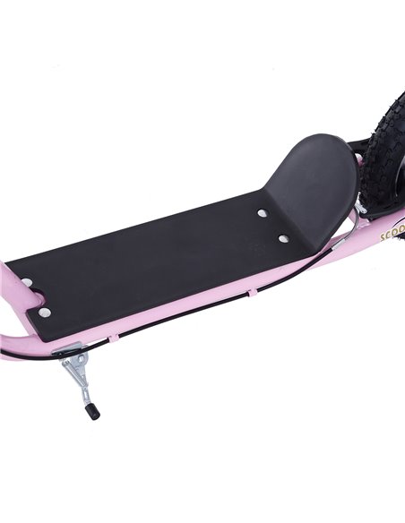 HOMCOM Teen Scooter Push Kick Scooters for Kids with Rubber Wheels Adjustable Handlebar Front Rear Dual Brakes Kickstand, for 5+ - pic 4460 | FastDaddyshop
