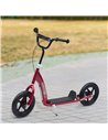 HOMCOM Teen Push Scooter Kids Children Stunt Scooter w/ 12" EVA Tyres, Red